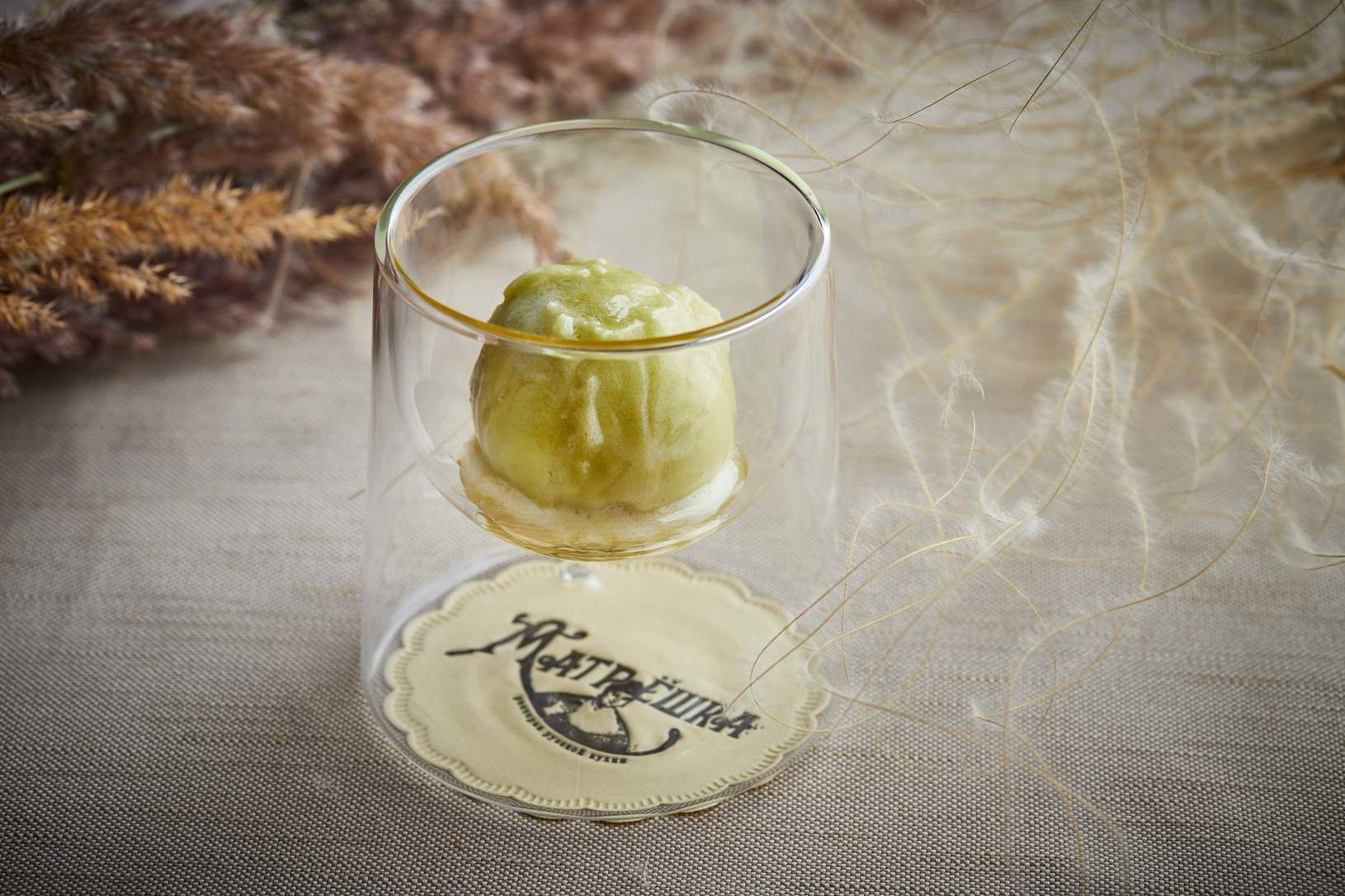 Сорбе из иван-чая с березовым сиропом © пресс-служба «Матрешки»