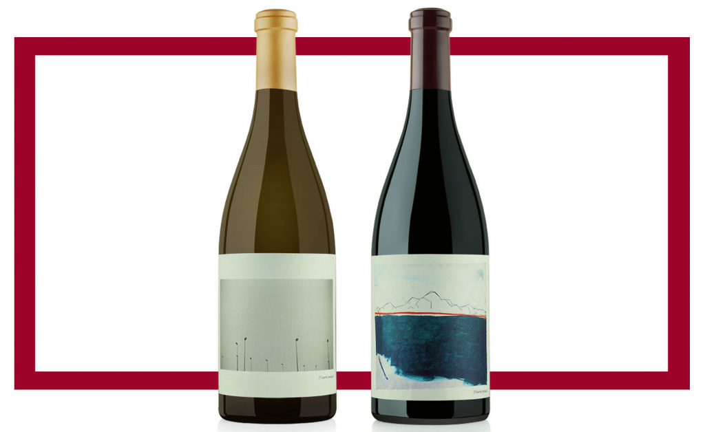Слева направо: Chanin Los Alamos Vineyard 2017 Chardonnay; Chanin Los Alamos Vineyard 2017 Chardonnay Pinot Noir