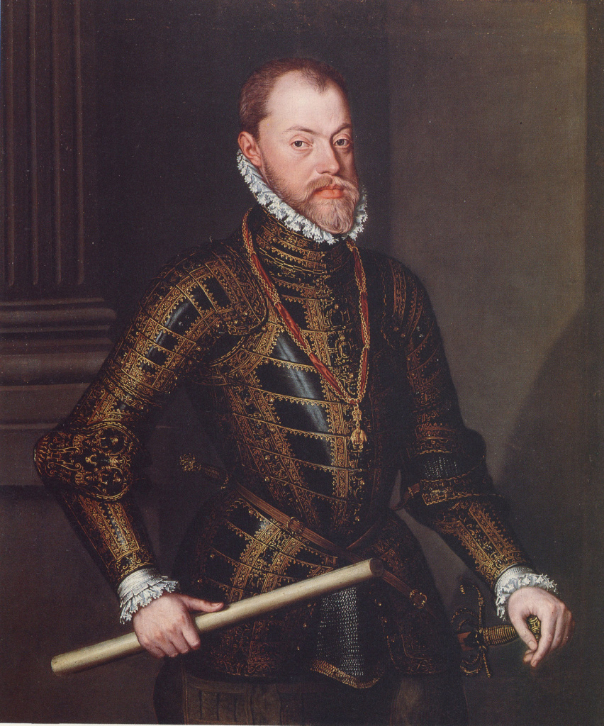 Коэльо Алонсо Санчес. Портрет Филиппа II Испанского. 1570 г.