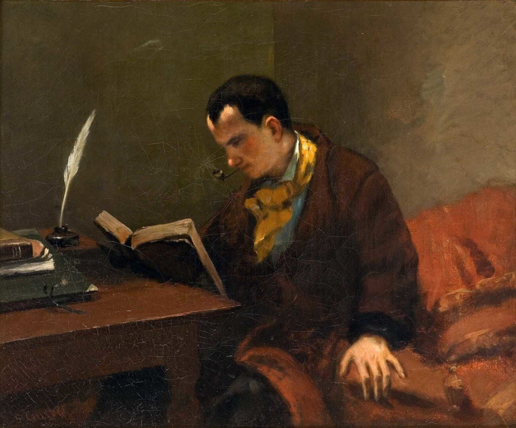 Портрет Бодлера. Гюстав Курбе. 1848 г. © Wikimedia Commons