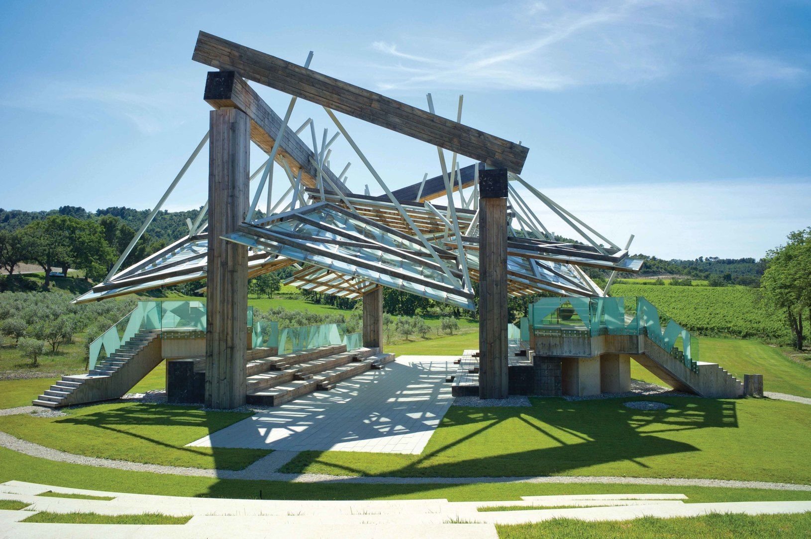 Frank O. Gehry, Pavillon de Musique (Intérieur) © Andrew Pattman