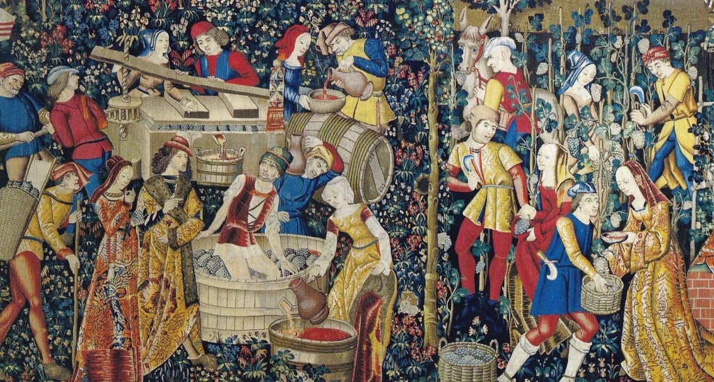 Урожай. Гобелен. Южные Нидерланды, первая четверть 16-го века. © Музей средневековья , Париж
