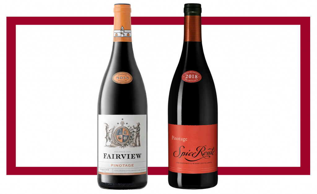 Слева направо: Fairview Pinotage 2018; Spice Route Pinotage 2018