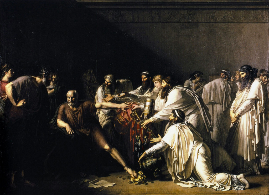 «Гиппократ отказывает послам Артаксеркса» Анн-Луи Жироде-Триозон, 1792 © Wikimedia/ СС