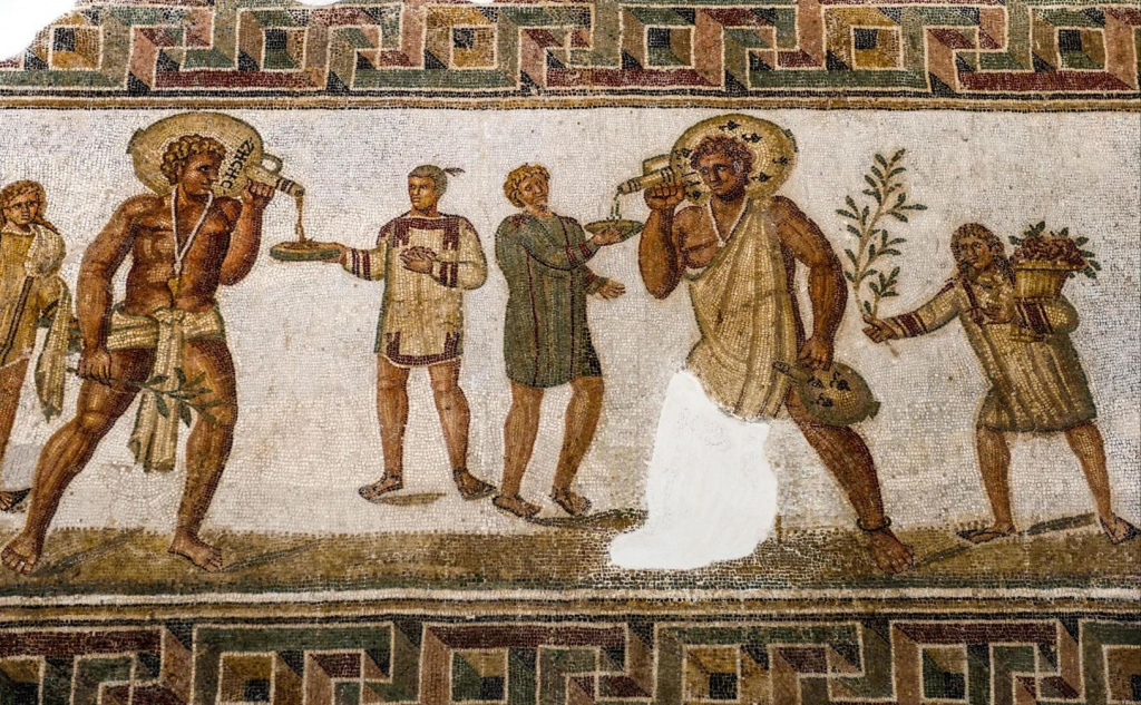 Римская мозаика © Национальный музей Бардо, Tунис