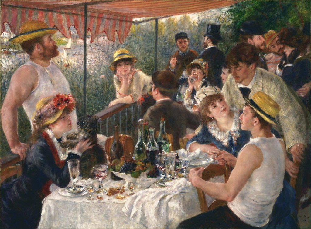 «Завтрак гребцов», 1880–1881 гг. Пьер Огюст Ренуар © Собрание Филлипса, Вашингтон