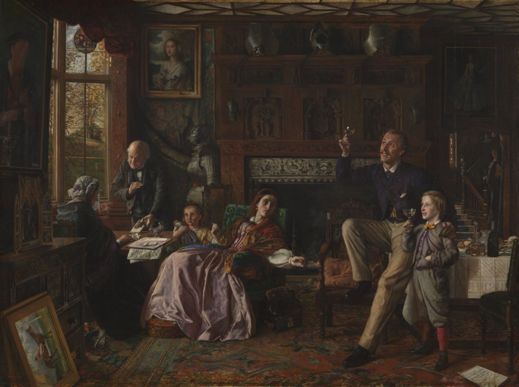 «Последний день в старом доме», 1862 г. Роберт Брайтуэйт Мартино. Британская галерея Тейт, Лондон