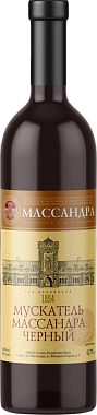 Крепленое вино Массандра Мускатель Массандра черный 2022 0.75